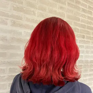 ミディアム カラー パーマ 米村(北岡)慶子 お店変わりました!のヘアスタイル