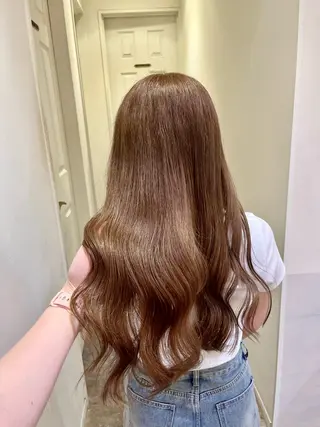 カラー 🎀ツヤカラー🎀 暖色カラー/amiのヘアスタイル