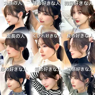 セミロング カラー 顔周り特化/韓国ヘア /レイヤー/吉野幸大のヘアスタイル