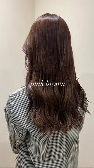 ロング カラー オカベ ショウマのヘアスタイル