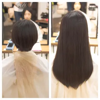 ショート FÜRSTIN所属・西村髪質改善 ブリーチ縮毛矯正のヘアスタイル