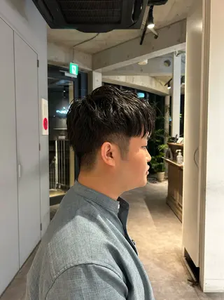 メンズ 葉月/ボブ/ 透明感カラー／中目黒のヘアスタイル