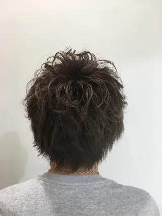 パーマ メンズ NYNY四條畷店 森 亮人のヘアスタイル