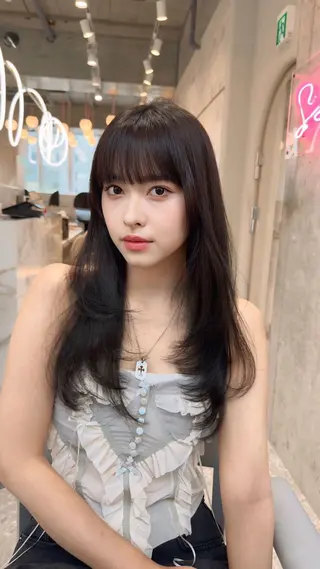 ロング カラー Hello by Sea所属・髪質改善/縮毛矯正 /レイヤー/宮崎直弥のヘアスタイル