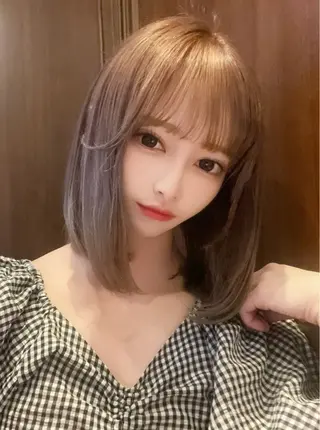 ショート 美髪縮毛矯正🤍 髪質改善/Shinaのヘアスタイル