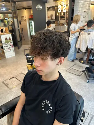 パーマ メンズ FRANK'SBARBER所属・AMANO KOAのヘアスタイル