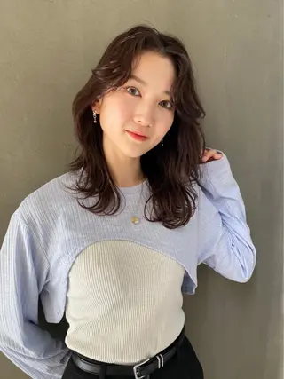 セミロング mono.所属・南茨/ヘッドスパ /カット/momoのヘアスタイル