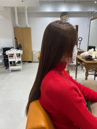ロング カラー 山﨑 燦人のヘアスタイル