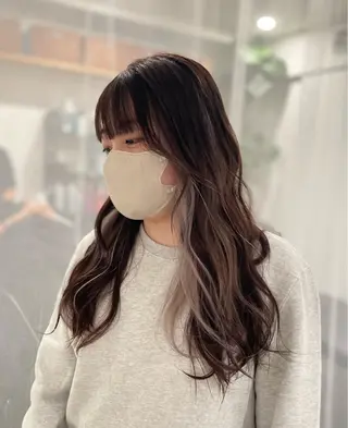 ロング カラー GaKu/ハイトーン /ブリーチ/ブロンドのヘアスタイル