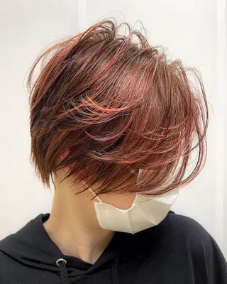ショート カラー OAK溝の口 𖠋SHINYAのヘアスタイル