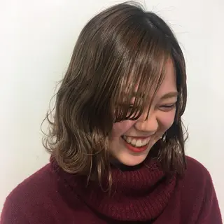 ミディアム 🪽似合わせカラー RENA.🪽🩶のヘアスタイル