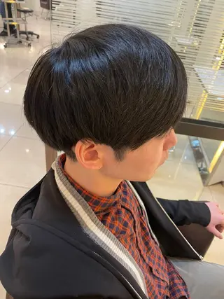 メンズ 透明感/ハイトーン ／暖色カラー🍓のヘアスタイル