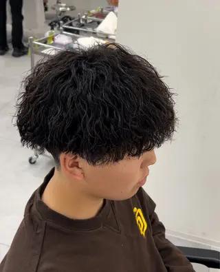 パーマ メンズ メンズ専門/パーマ 特化/栄/北出瑞貴のヘアスタイル