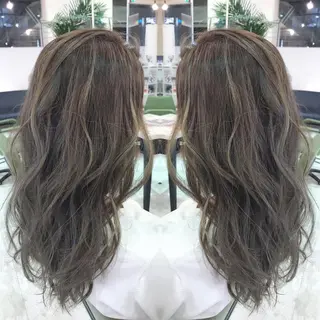 ロング カラー 青木 茂樹⭐️ 透明感カラーのヘアスタイル