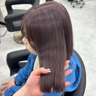 ミディアム 淡色ラベンダー♡ ニーナ🎀🦙のヘアスタイル