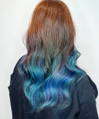 ロング カラー ヘアアレンジ stair:case所属・🫧髪質改善 ブリー チNo.1🫧油谷樹のヘアスタイル