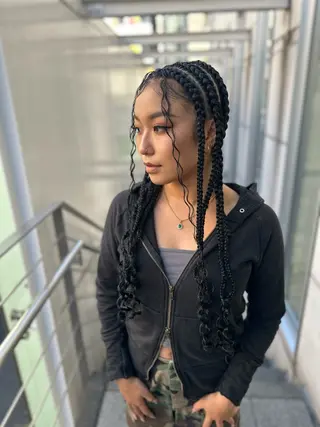 メンズ キッズ BRAIDS💎愛子 大人ハイライト💎のヘアスタイル