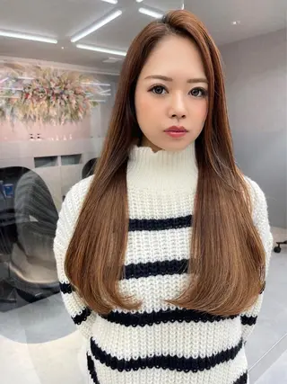 ロング カラー 《髪質改善✖️オリー ブ🧸》小嶋拓也のヘアスタイル