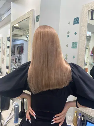 ロング EGO所属・ブリーチカラー💖 rukaのヘアスタイル