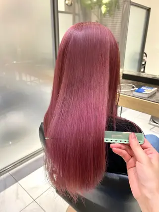 ロング カラー 艶カラー/レイヤー 🦋AKARI🦋のヘアスタイル