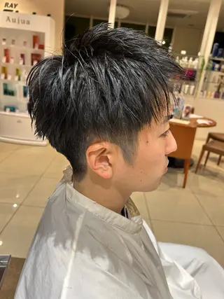 ショート メンズ 前田 陽向のヘアスタイル