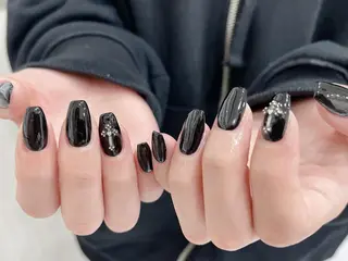 ネイル ki🍒🍒 ki ツルツルネイルのネイルデザイン