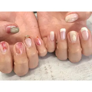 ネイル 𖡼 yumenoのネイルデザイン