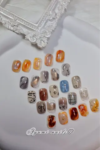 ネイル YUMI ニュアンスnailsのネイルデザイン