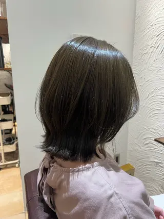 ミディアム カラー 🥀韓国ヘア🥀 宮津真菜のヘアスタイル