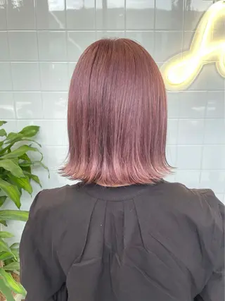 ミディアム カラー 西浦 たくみのヘアスタイル