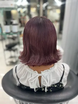 ミディアム Rin/寒色系カラー 🦋/うる艶ヘア🫧のヘアスタイル