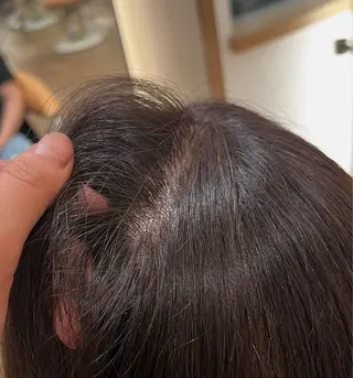 ミディアム カラー ✴︎マリナ✴︎ /縮毛矯正/wカラーのヘアスタイル