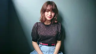 ミディアム 堀内 翔のヘアスタイル