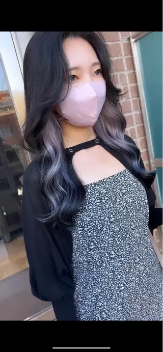 ロング カラー 髪質改善/ ブリーチ/中尾のヘアスタイル