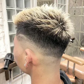 ショート メンズ Hair make ONE  008所属・メンズ/フェード/ バーバー/盛山大地のヘアスタイル