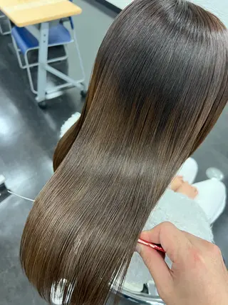 セミロング パーマ ツヤ髪の匠/髪質改善 山本晃太のヘアスタイル