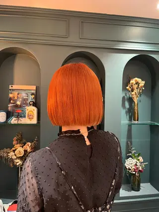 ショート カラー 🌻暖色カラー🌻 sakuraのヘアスタイル