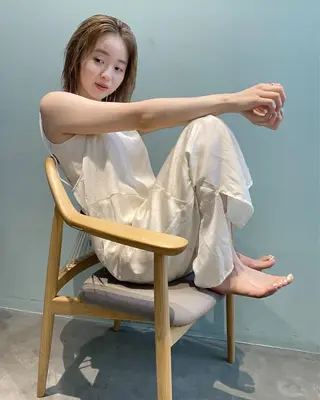 ミディアム カラー ヘアアレンジ Nancy所属・束感まつげ❤︎ あみのマツエク・マツパデザイン