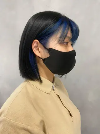 ミディアム カラー 髪質改善/縮毛矯正 レイヤー/松川匠のヘアスタイル