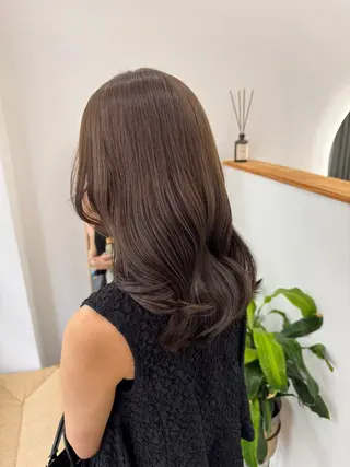 セミロング 林 風菜のヘアスタイル