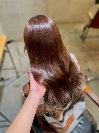 ロング カラー キッズ 艶髪/ハイトーン /masami🩵のヘアスタイル