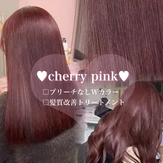 カラー ガーリー/暖色カラー 🎀MEARI🩰のヘアスタイル