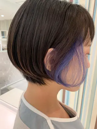 ショート 山田 悠朱里のヘアスタイル