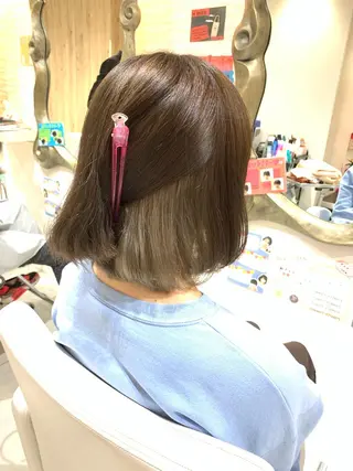 ミディアム カラー 松吉 純平のヘアスタイル