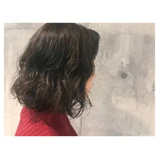 ショート カラー パーマ ハイトーン/ショート 村上淳乃🐥のヘアスタイル
