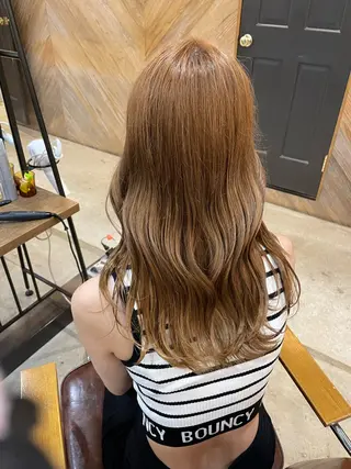 ロング カラー 中津/梅田/赤み消し /髪質改善/愛芽のヘアスタイル