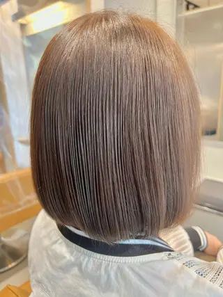 ショート カラー 縮毛矯正×艶カラー /中村勇太のヘアスタイル