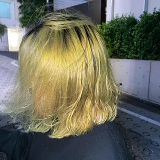 カラー 國井 廉のヘアスタイル