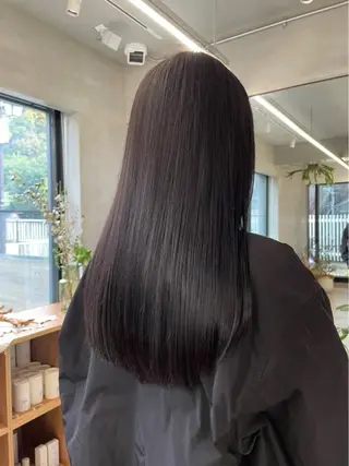 ロング 鶴井 美空のヘアスタイル