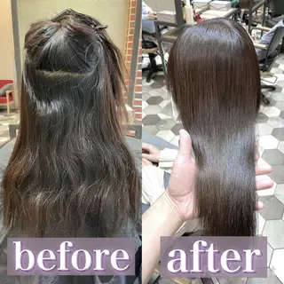 ロング 髪質改善縮毛矯正🫧 村上蒼生のヘアスタイル